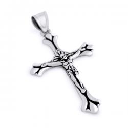 Pandantiv argint 925 crucifix cu Isus Hristos [0]